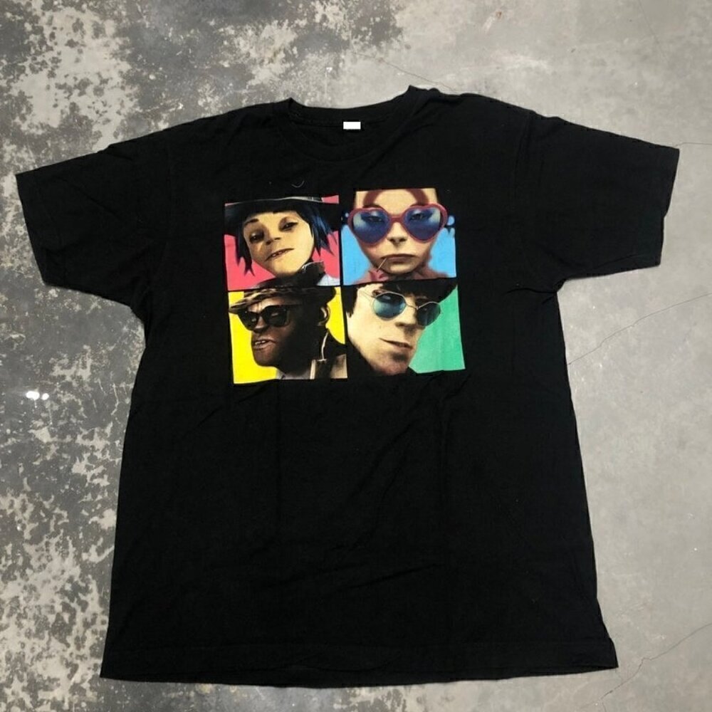 Gorillaz Humanz Tour Retro Rock Band Fan Unisex T-Shirt